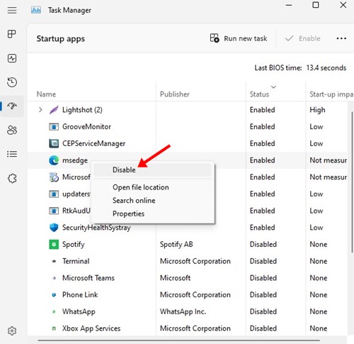 إصلاح اختصار Microsoft Edge يستمر في الظهور على سطح المكتب (6 طرق) 14