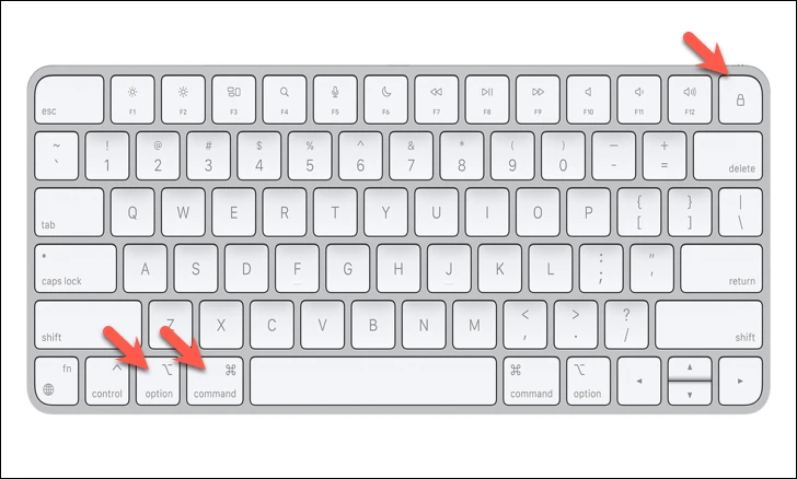 كيفية إعادة تشغيل Mac باستخدام لوحة المفاتيح 4