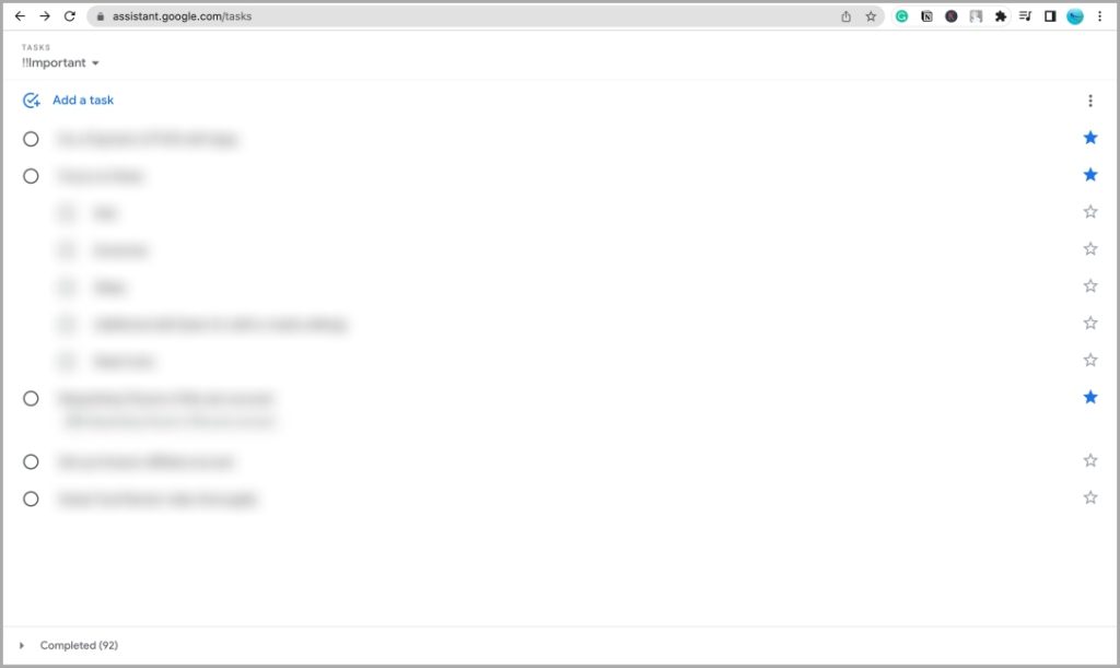 كيفية تغيير ترتيب القوائم في مهام Google 2 كيفية تغيير ترتيب القوائم في مهام Google 2