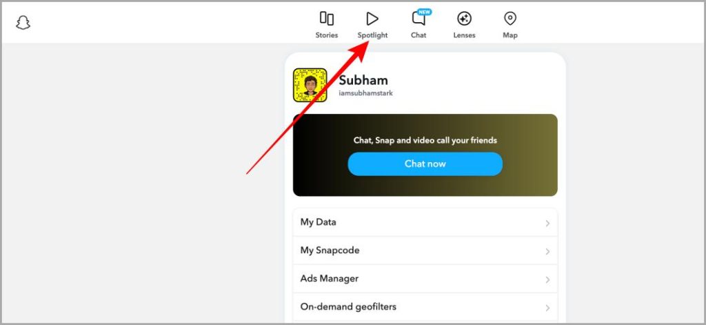 كيفية استخدام Snapchat على الويب (كمبيوتر شخصي وماك) 13 كيفية استخدام Snapchat على الويب (كمبيوتر شخصي وماك) 13