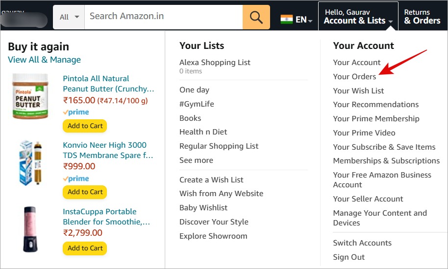 كيفية أرشفة طلبات Amazon وحذف محفوظات الاستعراض 16 كيفية أرشفة طلبات Amazon وحذف محفوظات الاستعراض 16