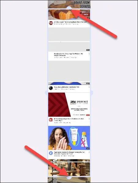 كيفية التقاط لقطة شاشة متحركة على Android 4