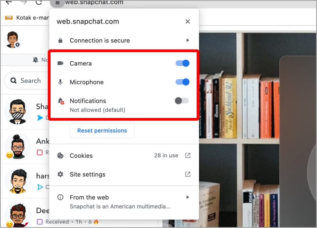 كيفية استخدام Snapchat على الويب (كمبيوتر شخصي وماك) 5 كيفية استخدام Snapchat على الويب (كمبيوتر شخصي وماك) 5
