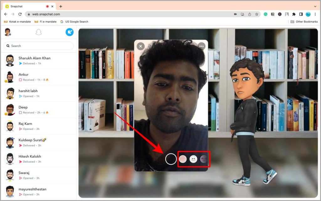 كيفية استخدام Snapchat على الويب (كمبيوتر شخصي وماك) 7 كيفية استخدام Snapchat على الويب (كمبيوتر شخصي وماك) 7
