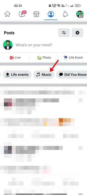 كيف تضيف موسيقى إلى ملفك الشخصي على Facebook في عام 2024 4