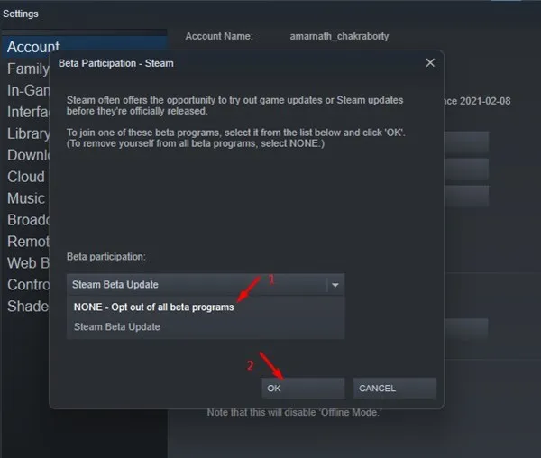 كيفية إصلاح "فشل بدء اللعبة (التطبيق قيد التشغيل بالفعل)" خطأ في Steam 8