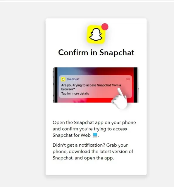 تسجيل الدخول إلى Snapchat على الكمبيوتر في عام 2024 (Windows و MAC) 3