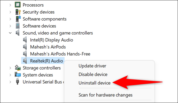 كيفية إعادة تعيين جميع إعدادات الصوت في نظام التشغيل Windows 11 17