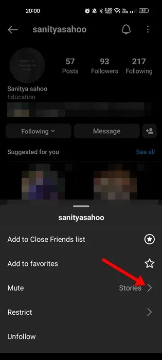 كيفية إلغاء كتم صوت قصة شخص ما على Instagram (3 طرق) 6