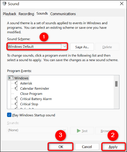 كيفية إعادة تعيين جميع إعدادات الصوت في نظام التشغيل Windows 11 8