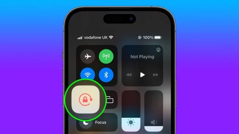 كيفية تبديل قفل اتجاه iPhone تلقائيًا لتطبيقات محددة 1