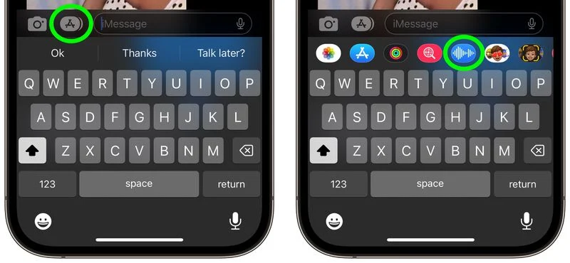 كيفية إرسال رسالة صوتية في تطبيق رسائل Apple على iPhone 2