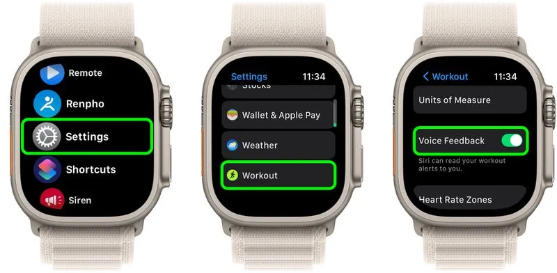 كيف تبدأ تمرين Apple Watch بصوتك 2