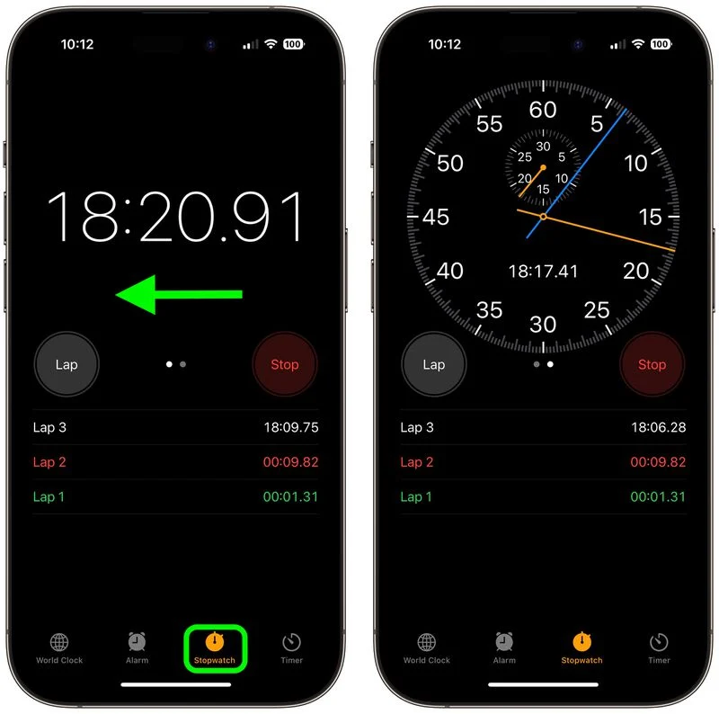 كيفية التبديل من ساعة توقيت رقمية إلى ساعة توقيت تناظرية على iPhone و Mac 2