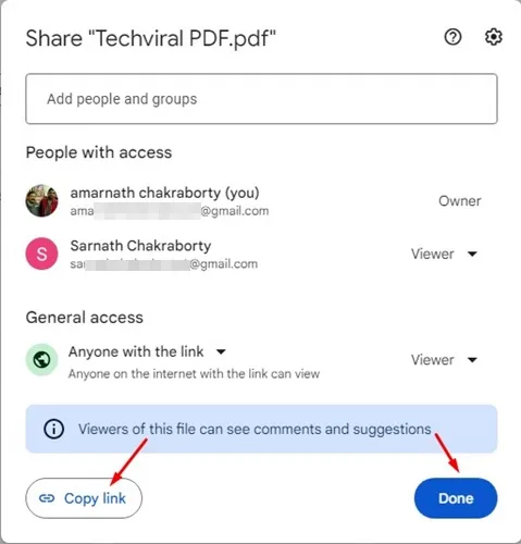 كيفية معرفة من لديه حق الوصول إلى ملفات Google Drive 14