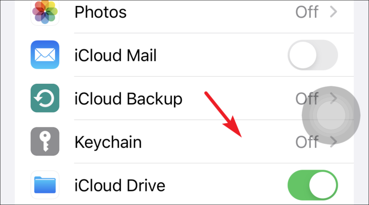 كيفية إنشاء كلمة مرور على iPhone وحفظها في iCloud Keychain 4