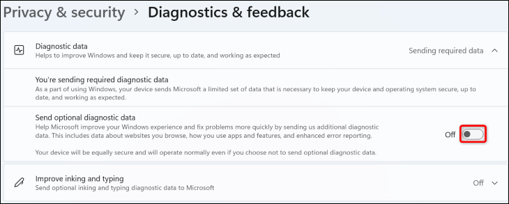 11 تغيير إعدادات خصوصية Windows 11 4
