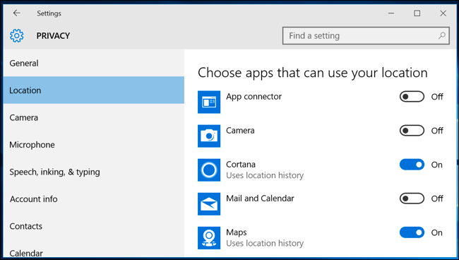 لماذا يقول Windows 10 "تم الوصول إلى موقعك مؤخرًا" 3