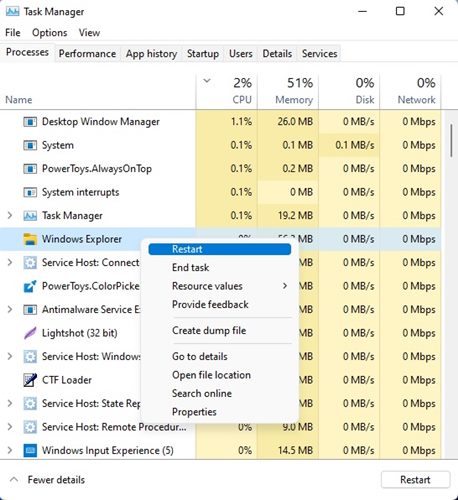 كيفية إصلاح نظام السحب والإفلات في Windows 11 لا يعمل (8 طرق) 5