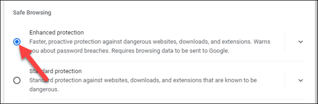 كيفية تشغيل "التصفح الآمن المحسن" في Google Chrome 5