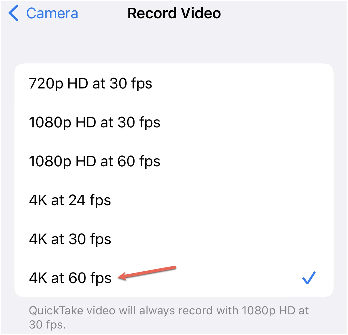 كيفية تسجيل مقطع فيديو بدقة 4K 60 إطارًا في الثانية على iPhone 7
