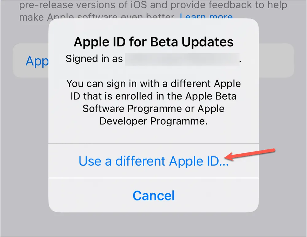 كيفية تمكين تحديثات بيتا على iPhone و iPad 7