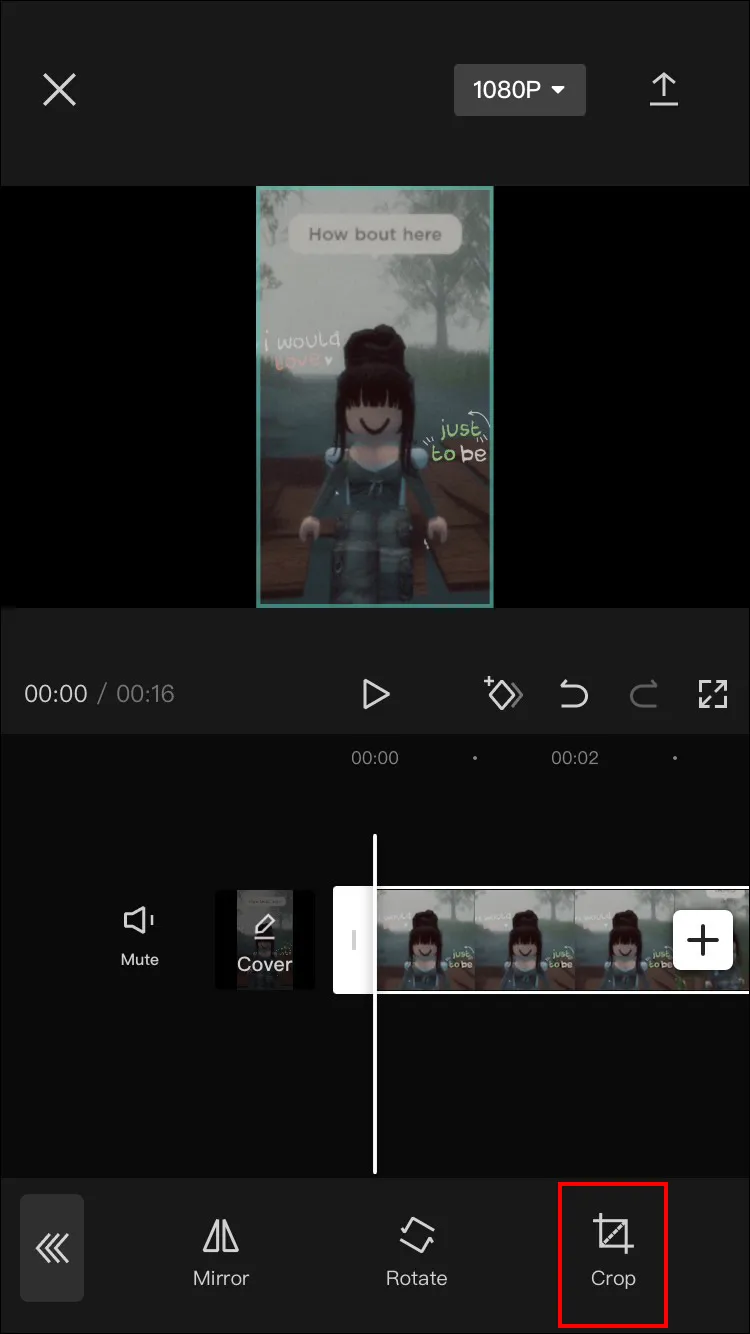 كيفية تغيير نسبة العرض إلى الارتفاع في CapCut 7