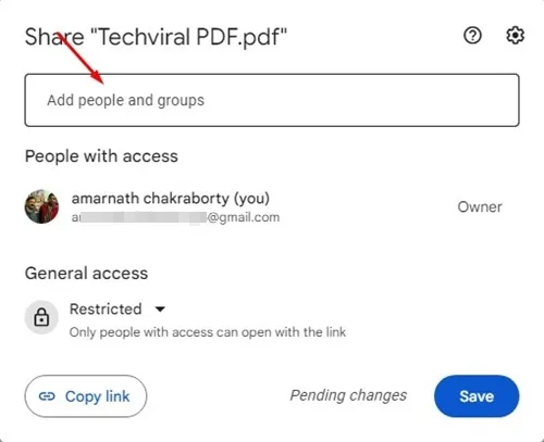 كيفية معرفة من لديه حق الوصول إلى ملفات Google Drive 9