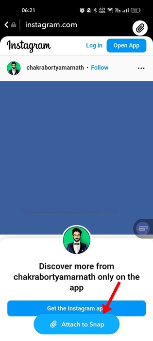 كيفية مشاركة منشورات Instagram في قصة Snapchat (جميع الطرق) 9
