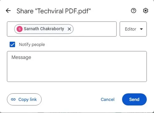 كيفية معرفة من لديه حق الوصول إلى ملفات Google Drive 10