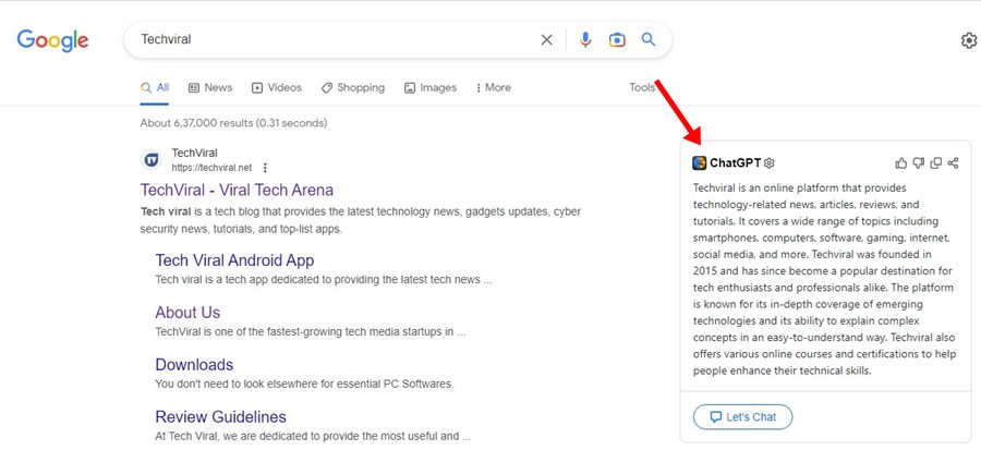 كيفية الحصول على Bard AI في نتائج بحث Google 9