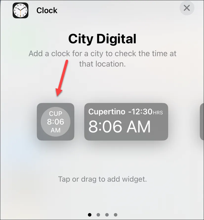 كيفية تغيير المدينة في القطعة على مدار الساعة على شاشة قفل iPhone 6