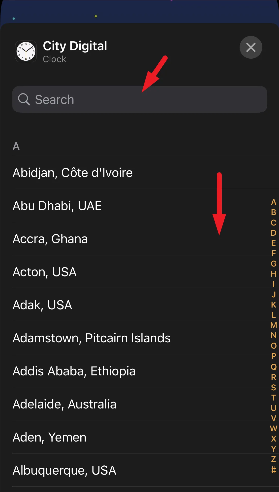 كيفية تغيير المدينة في القطعة على مدار الساعة على شاشة قفل iPhone 9