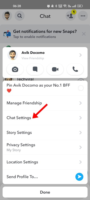 كيفية إخفاء الدردشات على Snapchat في عام 2024 3