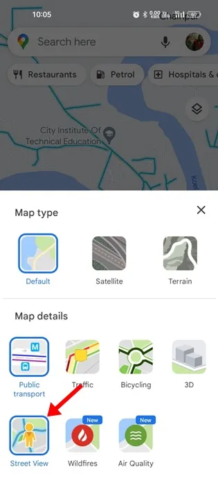 كيفية تمكين واستخدام التجوّل الافتراضي في خرائط Google 5