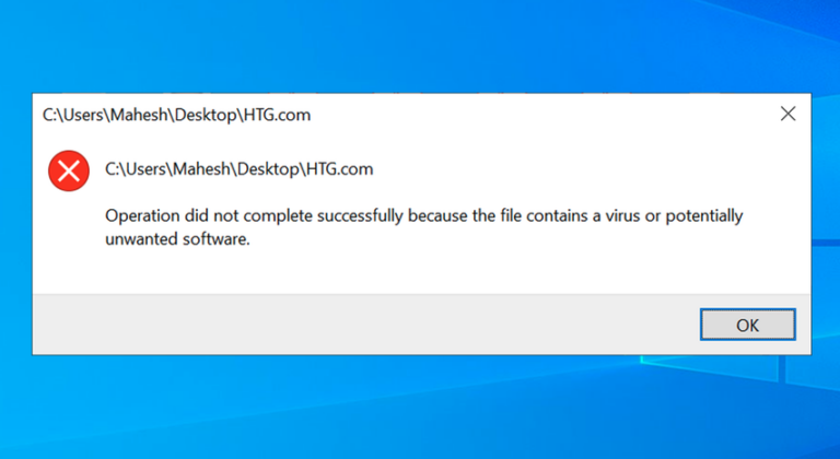 4 طرق لإصلاح عملية لم تكتمل خطأ فيروسي على Windows 15