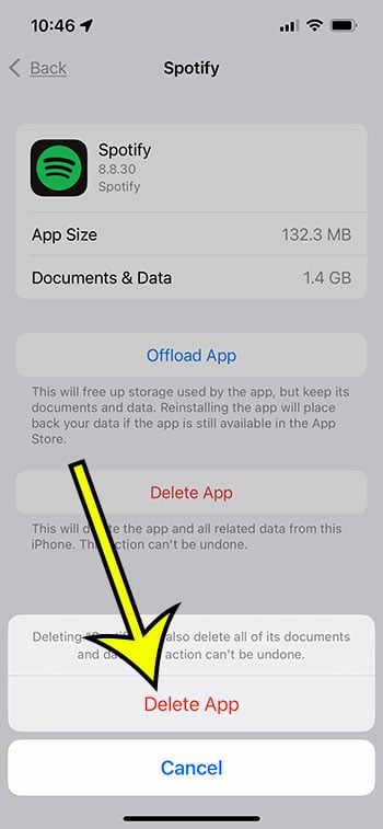 كيفية حذف تطبيقات iPhone 13 11