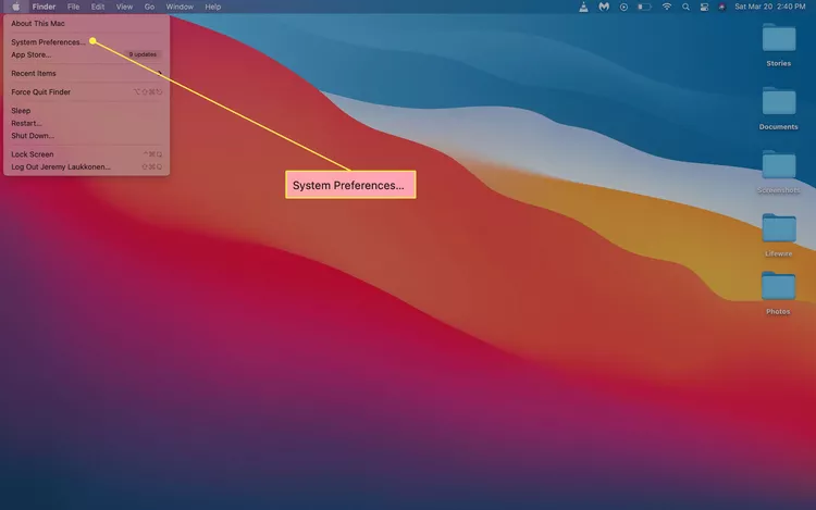 كيفية إعداد الشاشات المزدوجة على جهاز Mac 8