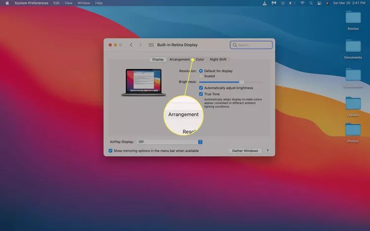كيفية إعداد الشاشات المزدوجة على جهاز Mac 10