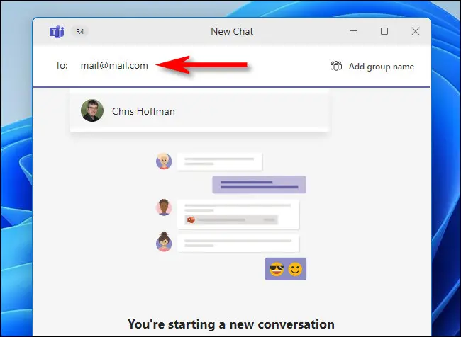 كيفية استخدام Teams Chat في Windows 11 6