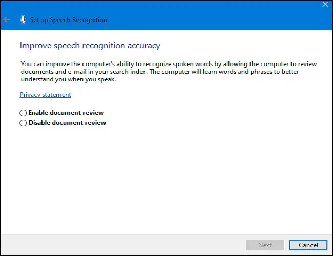 كيف تكتب بصوتك في Windows 10 7