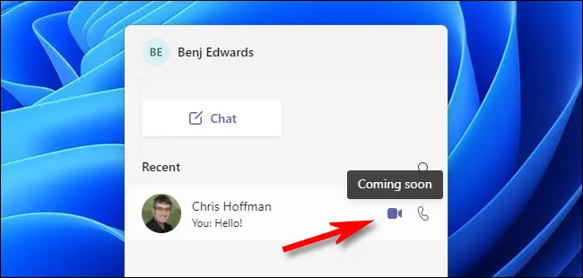 كيفية استخدام Teams Chat في Windows 11 10