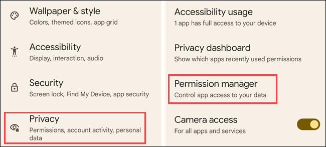 كيفية إدارة أذونات التطبيق على Android 10