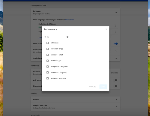 كيفية تغيير لغة لوحة المفاتيح على جهاز جهاز Chromebook 3
