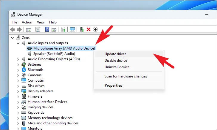 كيفية تحديث برامج تشغيل الصوت في Windows 11 11