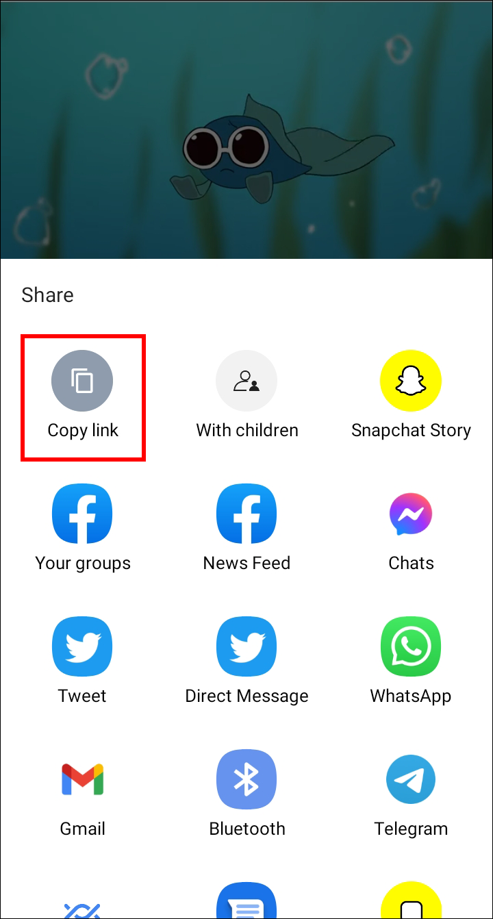 كيفية مشاركة فيديو يوتيوب لقصة Instagram 2