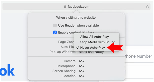 كيفية إيقاف تشغيل مقاطع الفيديو تلقائيًا في Safari 11