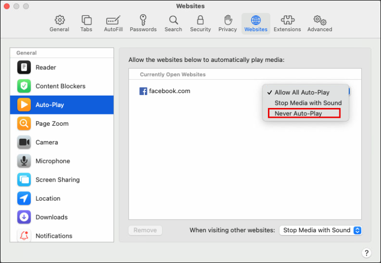 كيفية إيقاف تشغيل مقاطع الفيديو تلقائيًا في Safari 5