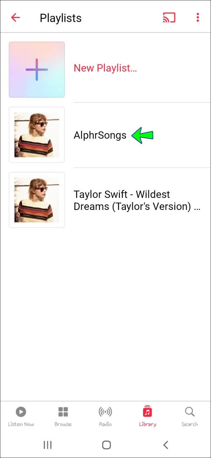 كيفية حذف قائمة التشغيل في Apple Music 8