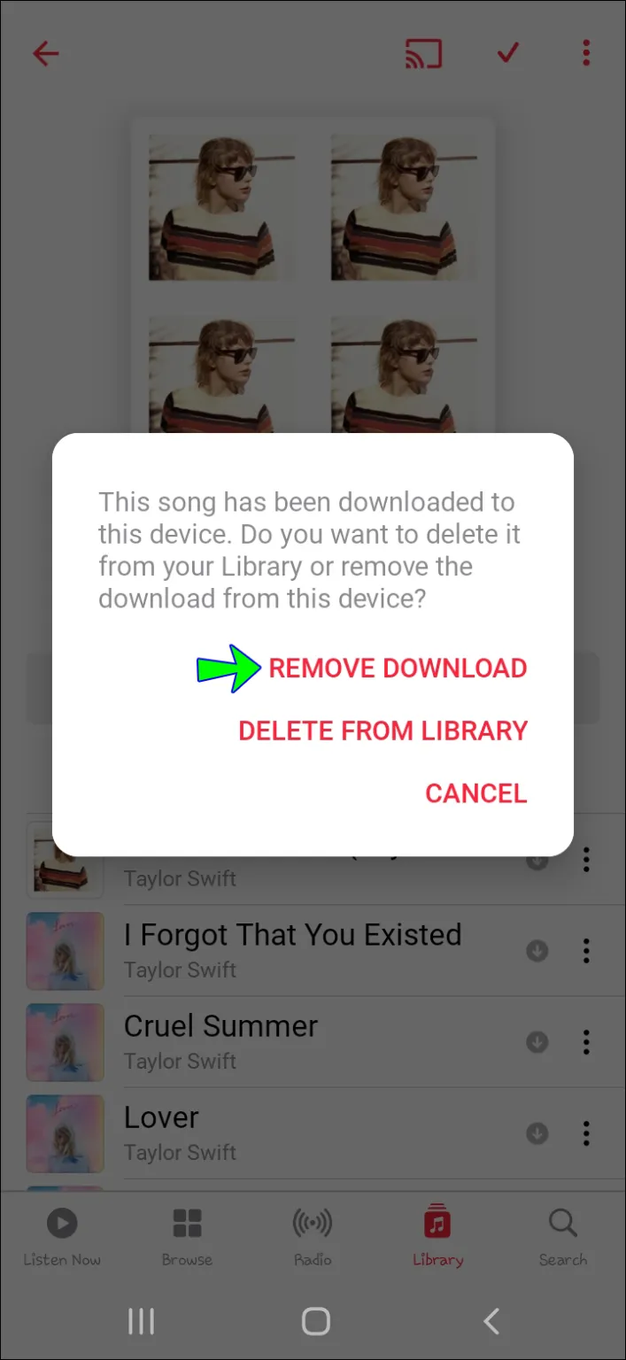 كيفية حذف قائمة التشغيل في Apple Music 10